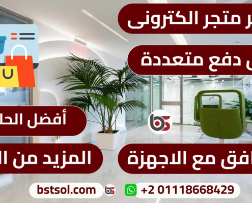 تصميم وبرمجة وتطوير متجر الكتروني احترافى