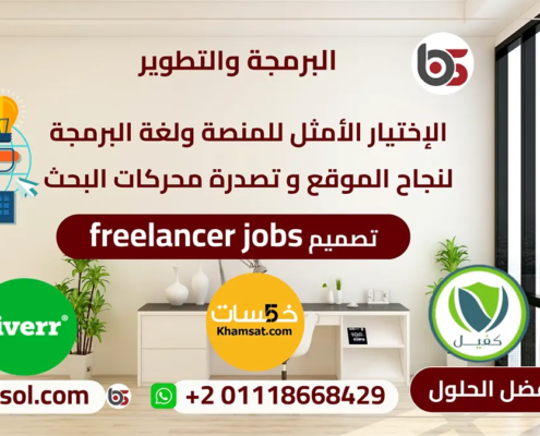 تصميم موقع الخدمات المصغرة مثل خمسات للربح فى مجال التجارة الالكترونية